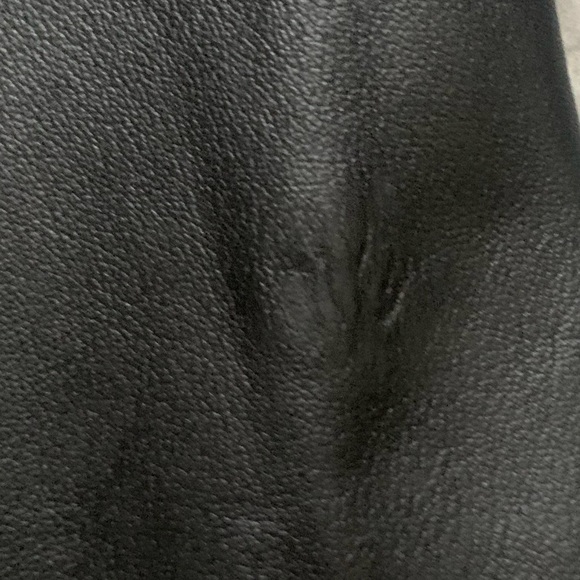 Vintage Floor Length Genuine Leather Maxi Skirt with Back Zipper - Picture 5 of 13